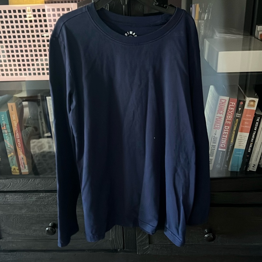 Boys Size 12 Primary Navy Long Sleeve